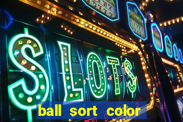 ball sort color water puzzle